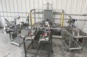 custom assembly equipment and fixtures built by THR Machinery
