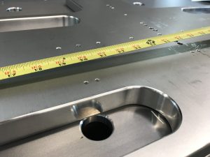 CNC machined plate by THR Machinery